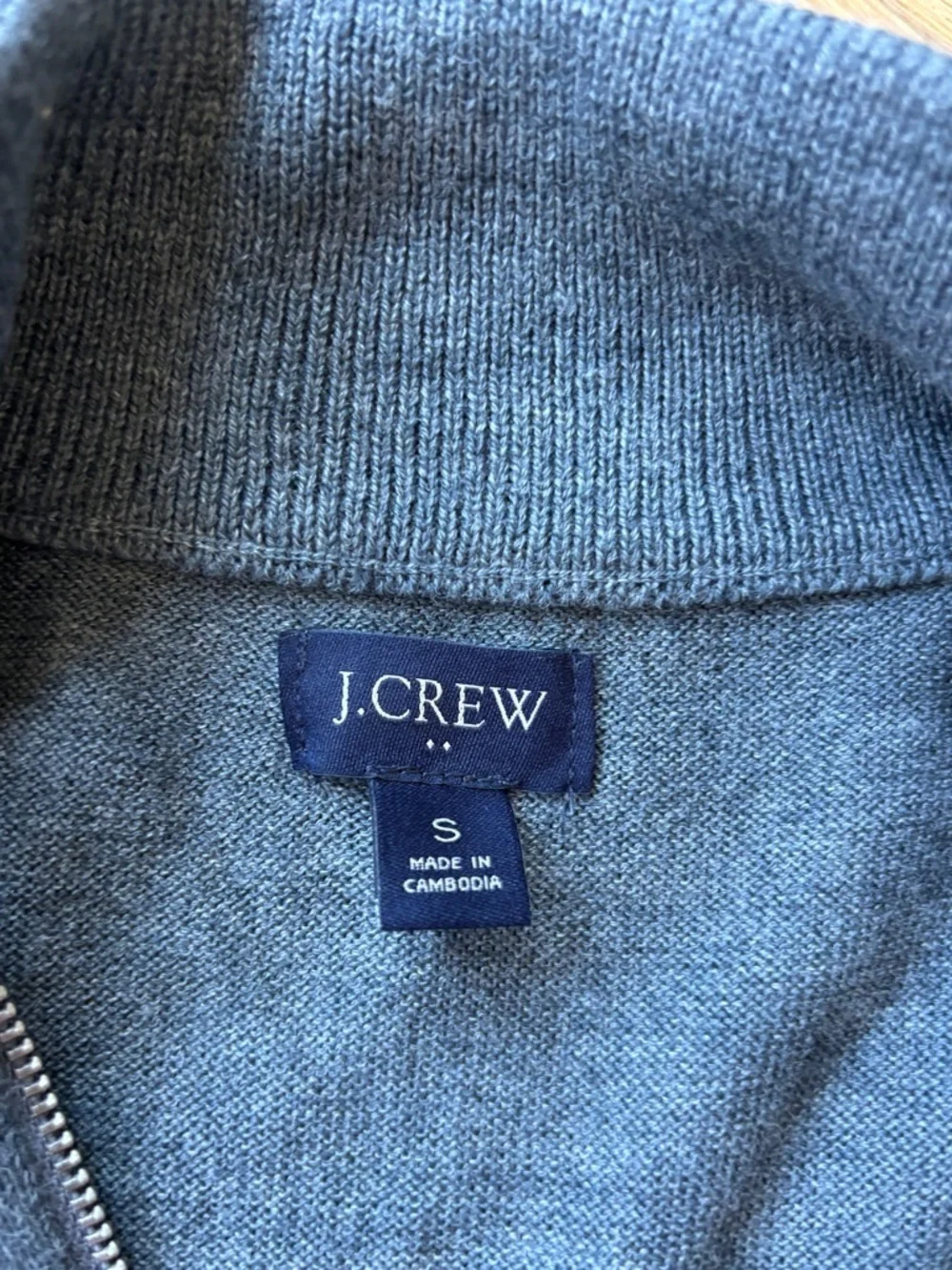 J.crew wool blend pullover sweater mens small